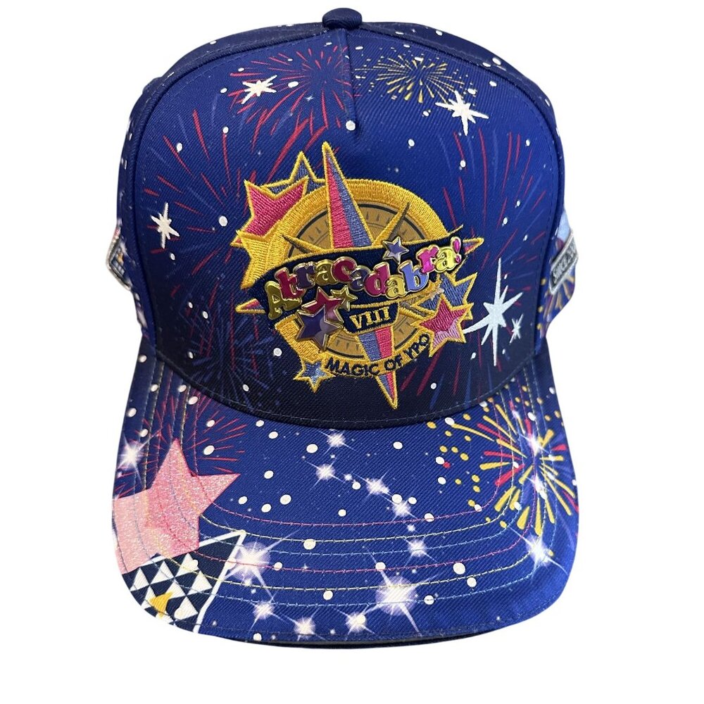 Walt Disney World Disney Parks Retro Logo Hat Adult Grey VGC